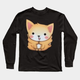 Stylized Dog Long Sleeve T-Shirt